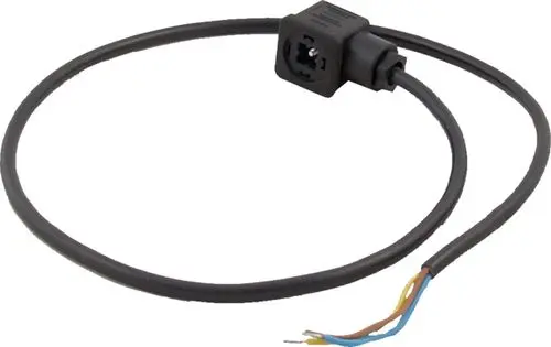 Kabel mit Stecker und freiliegenden Drähten, geeignet für einen Trennbrennermagneten, verwendet in Systemen von Wolf.